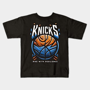 knicks - Knicks Play Bold, Stay Gold Kids T-Shirt